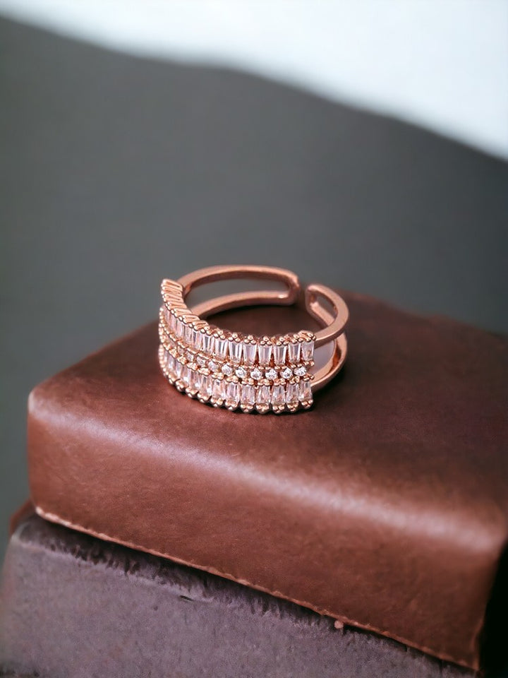 Rose Gold Gennadiya Adjustable Ring