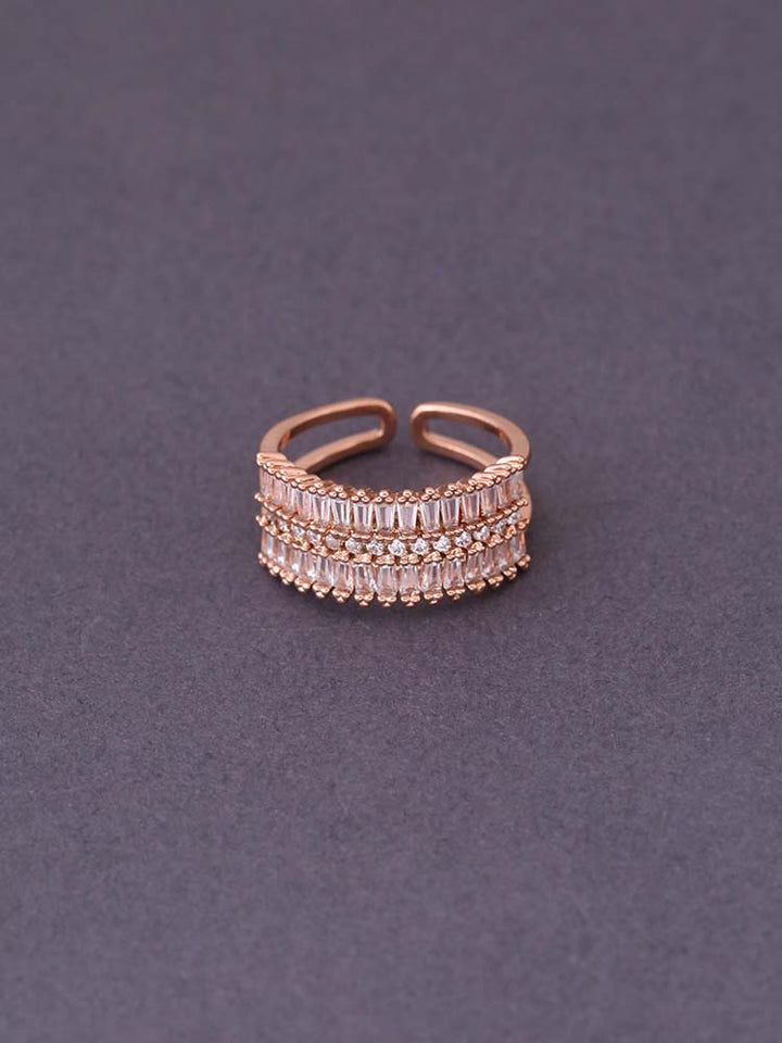 Rose Gold Gennadiya Adjustable Ring