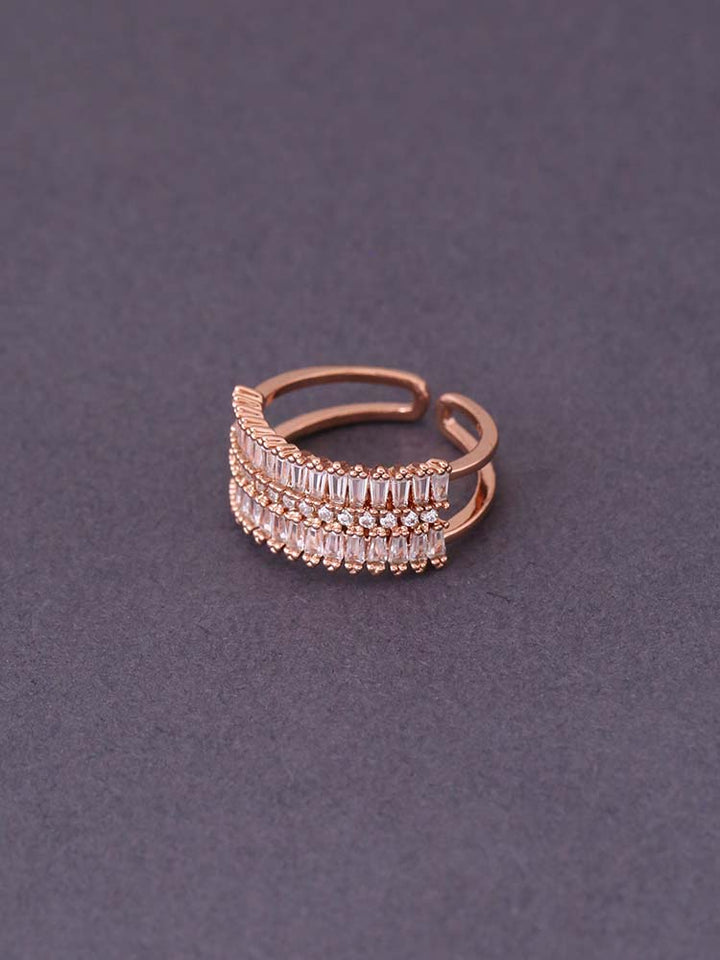 Rose Gold Gennadiya Adjustable Ring