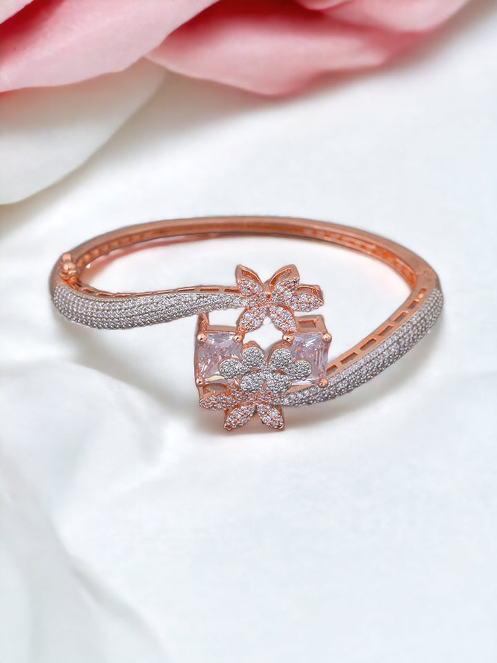 Rose Gold Geona Zirconia Bracelet