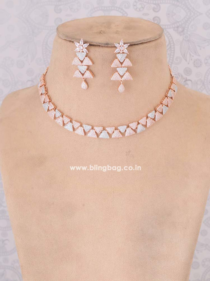Rose Gold Glafira Jewellery Set