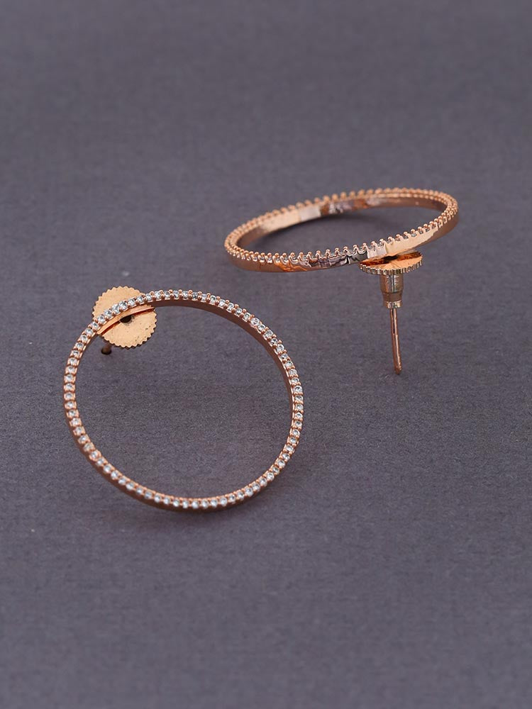 Rose Gold Hanae Hoops