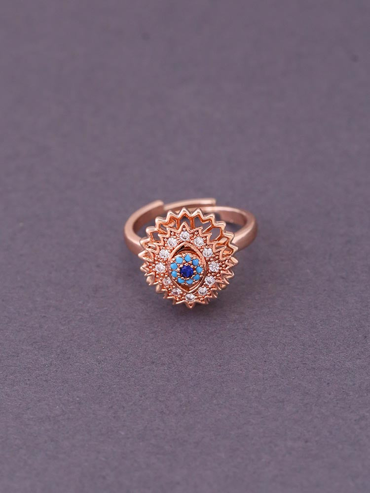 Rose Gold Irini Adjustable Ring