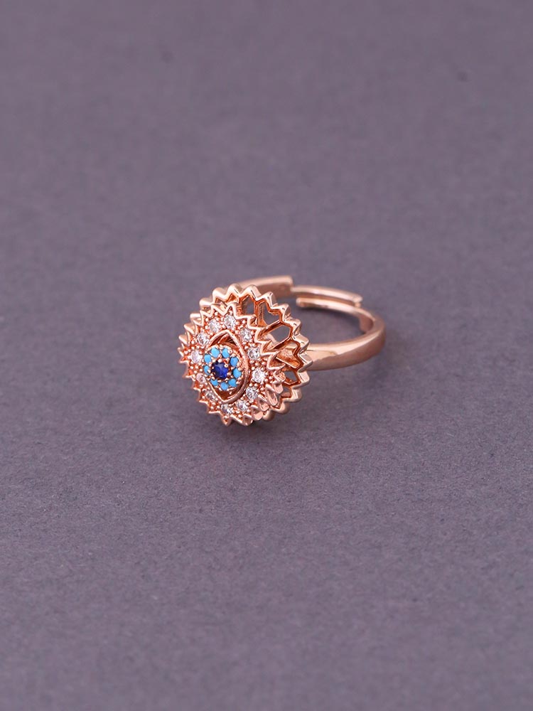 Rose Gold Irini Adjustable Ring