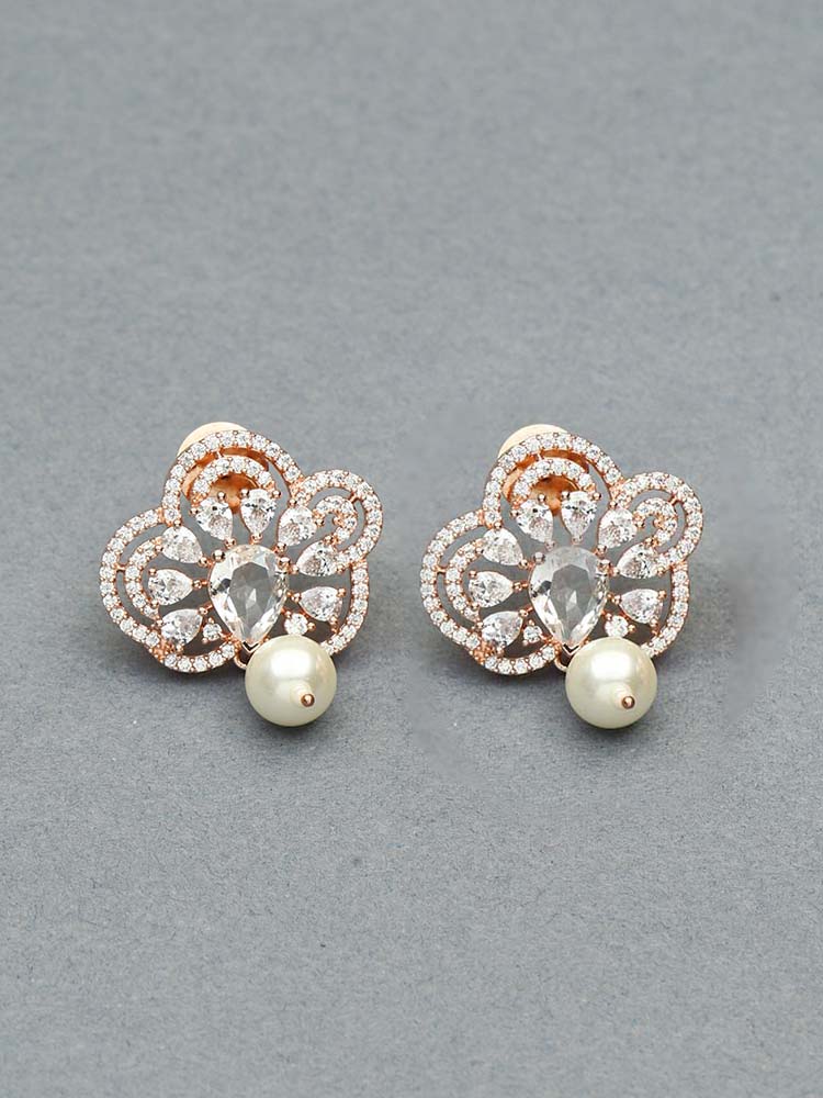 Rose Gold Ismiya Danglers