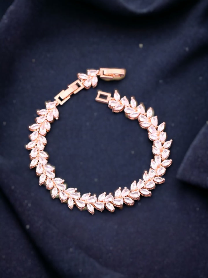Rose Gold Lauren Zirconia Bracelet