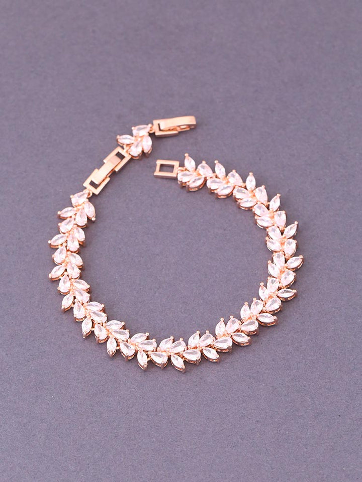 Rose Gold Lauren Zirconia Bracelet