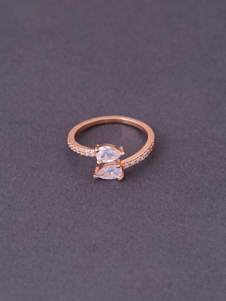 Rose Gold Lidiya Adjustable Ring