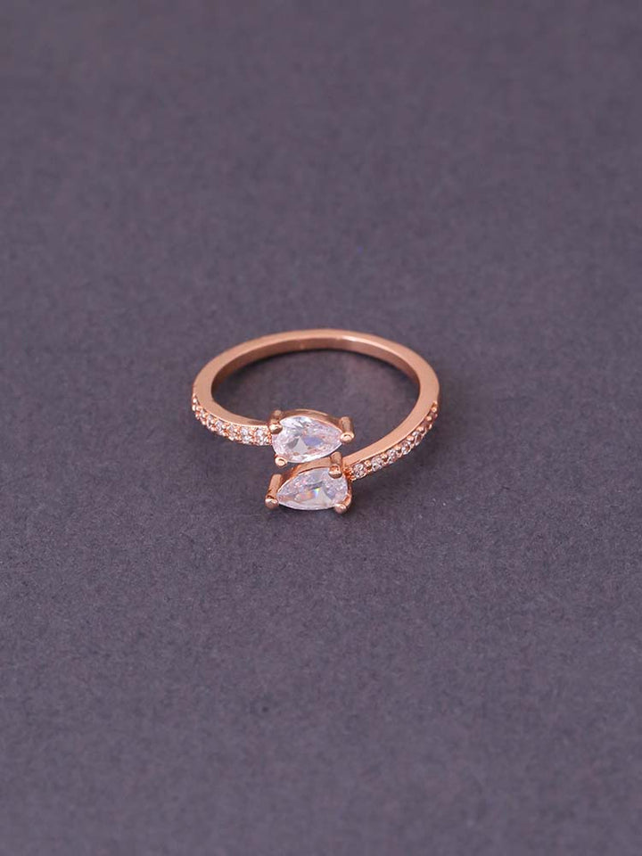 Rose Gold Lidiya Adjustable Ring