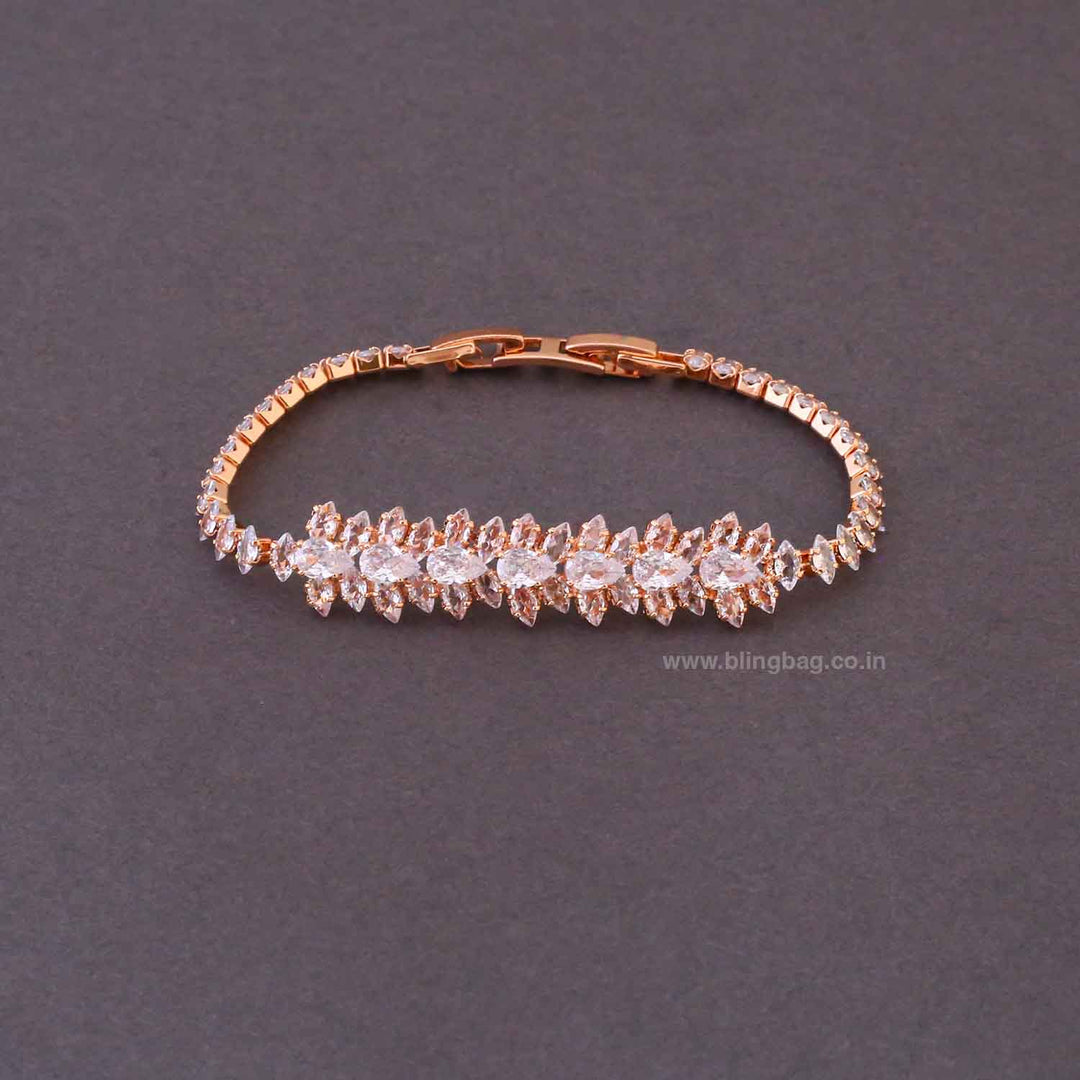 Rose Gold Lucye Zirconia Combo Set