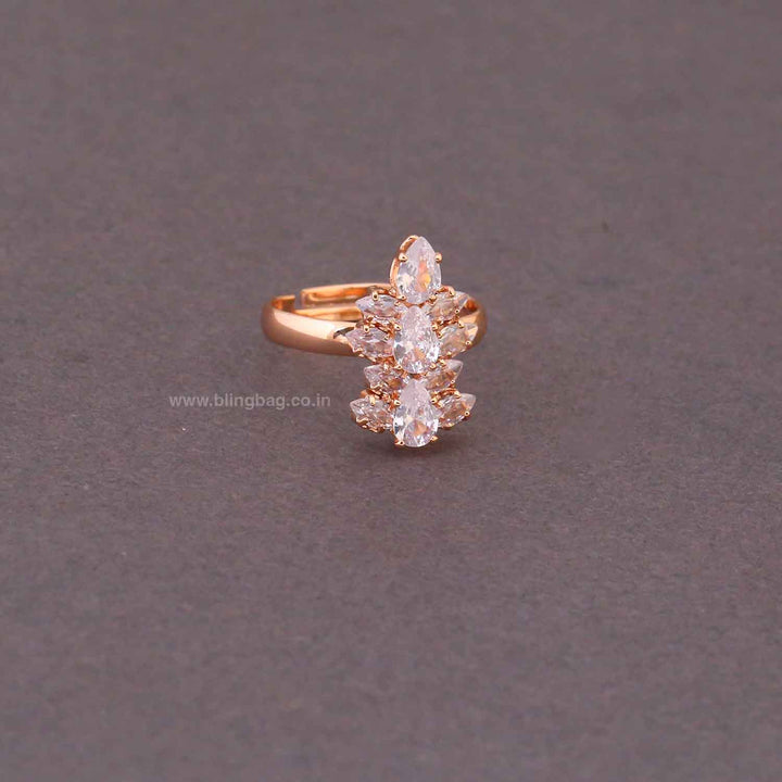 Rose Gold Lucye Zirconia Combo Set