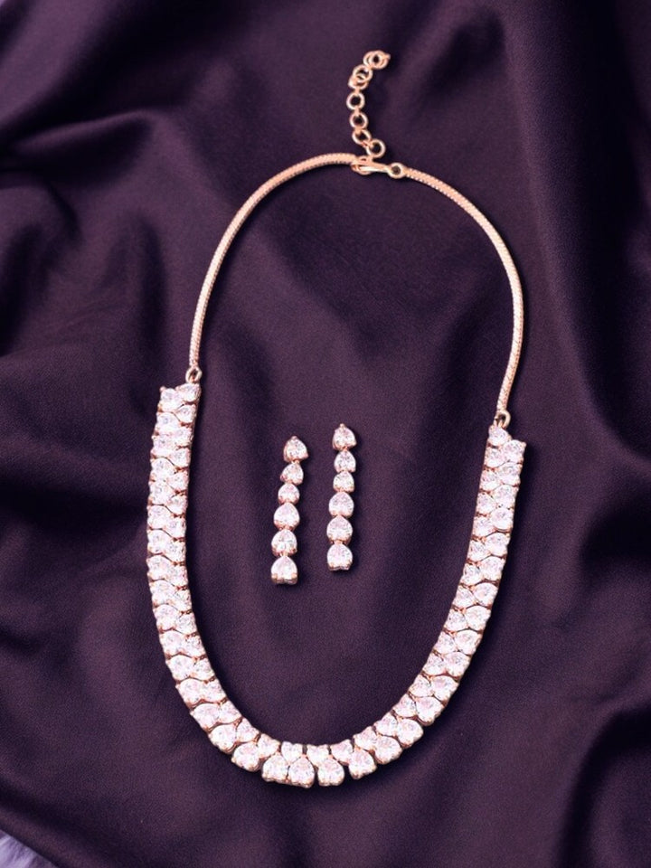 Rose Gold Luminescent Jewellery Set