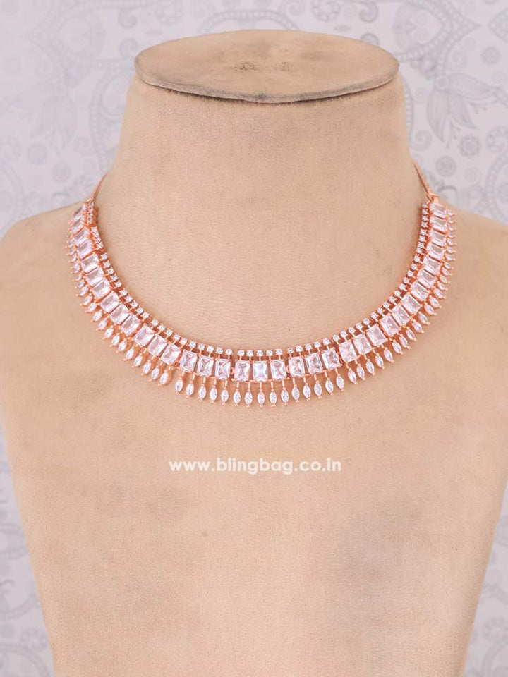 Rose Gold Mariya Necklace