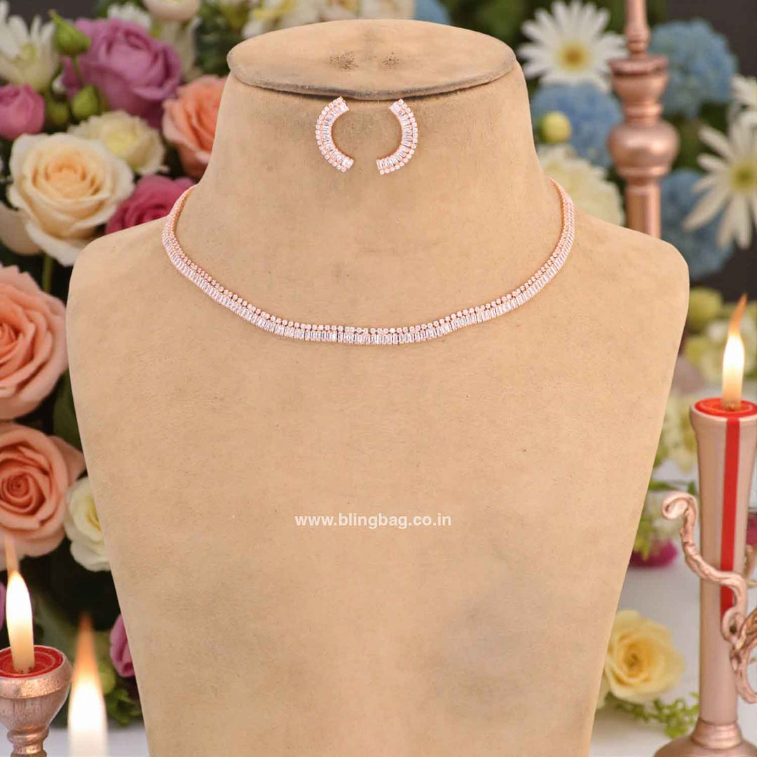 Rose Gold Miarose Zirconia Combo Set