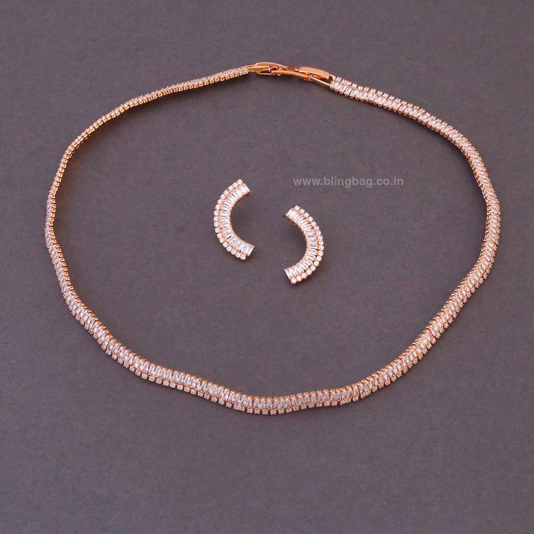 Rose Gold Miarose Zirconia Combo Set