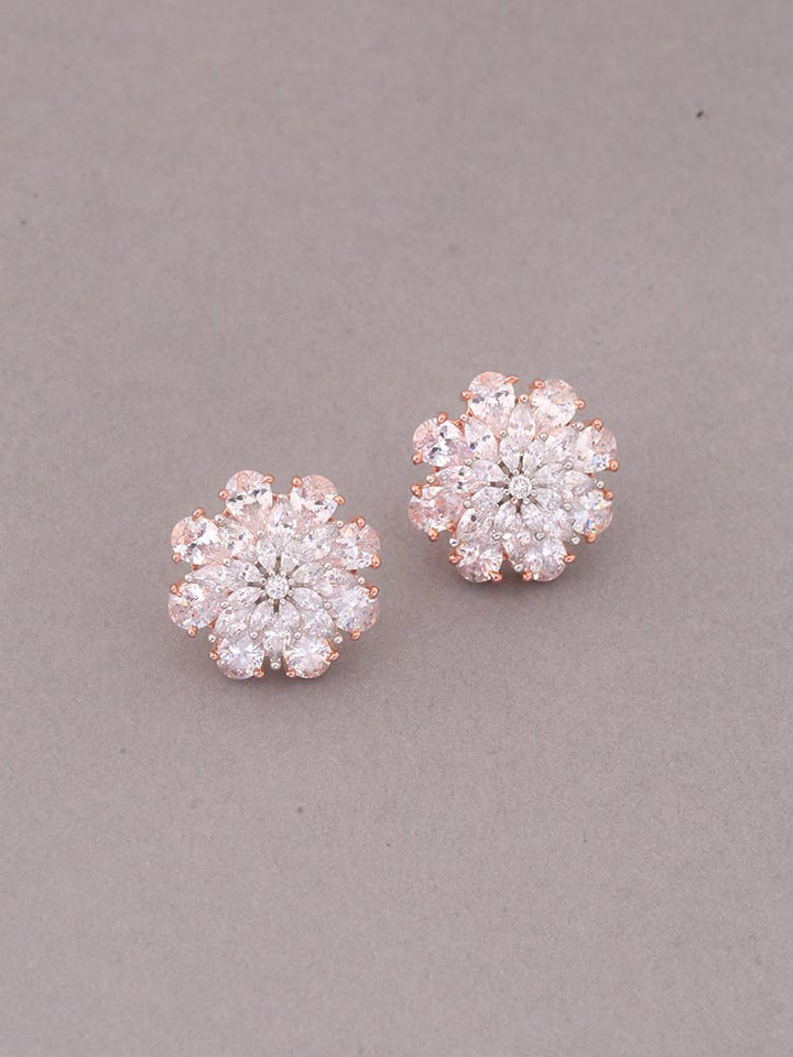 Rose Gold Michan Zirconia Studs