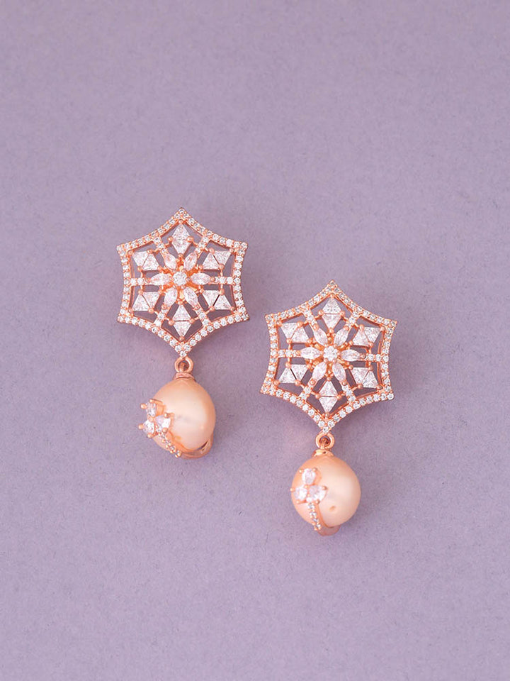 Rose Gold Miyoko Zirconia Studs