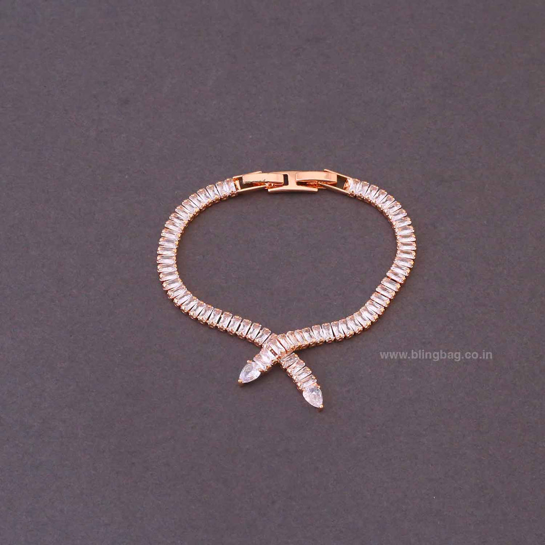 Rose Gold Nataliee Zirconia Combo Set