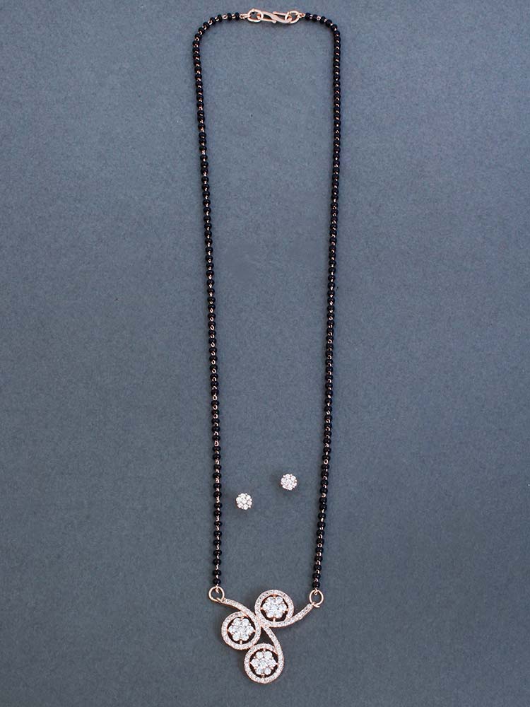 Rose Gold Nicola Mangalsutra Set