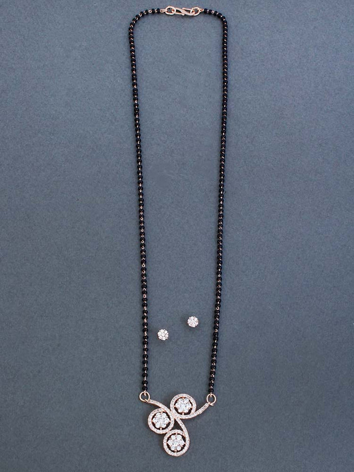 Rose Gold Nicola Mangalsutra Set