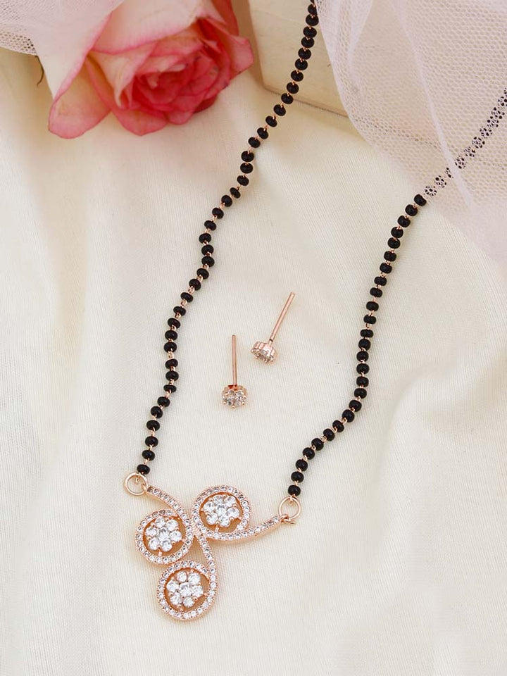 Rose Gold Nicola Mangalsutra Set