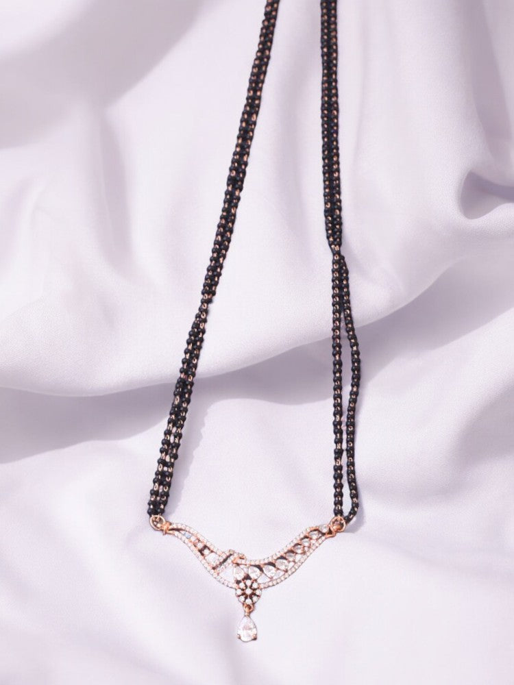 Rose Gold Oliey Mangalsutra