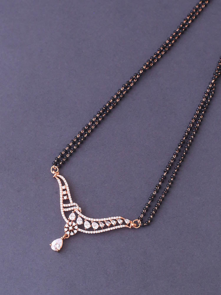 Rose Gold Oliey Mangalsutra