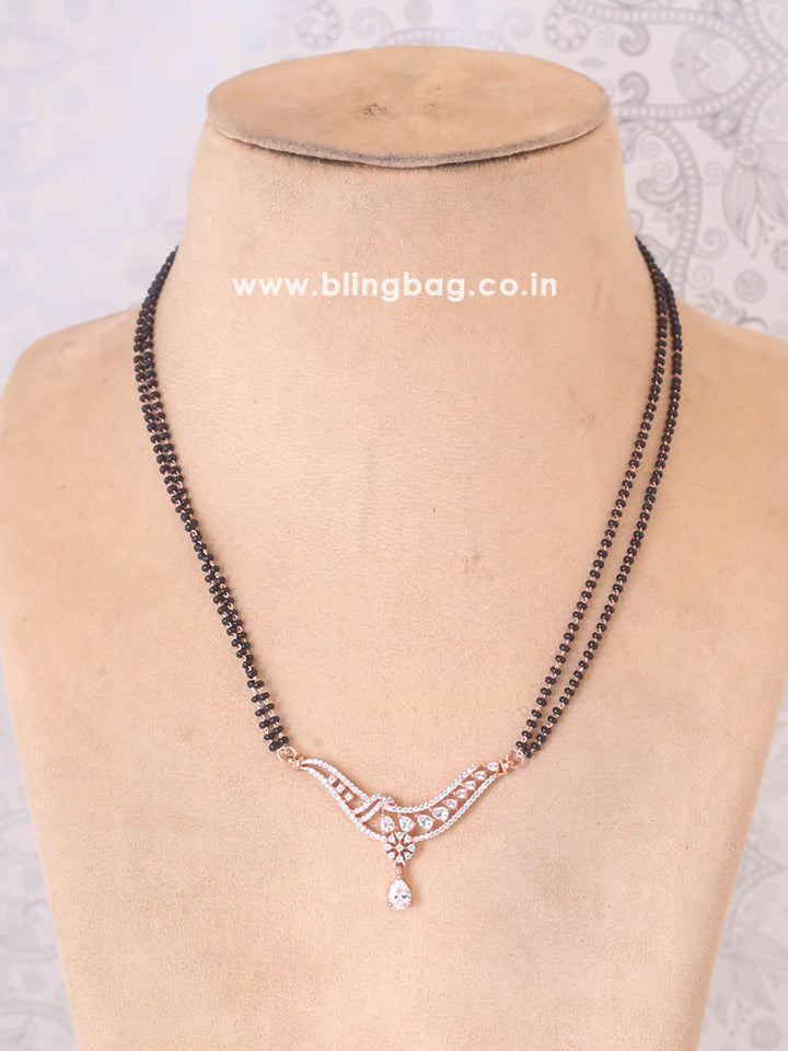 Rose Gold Oliey Mangalsutra