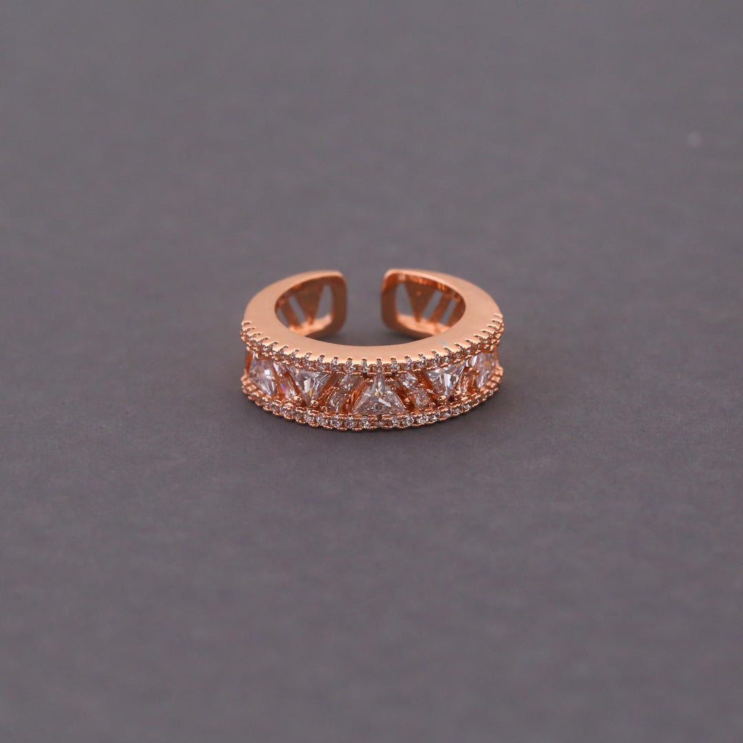Rose Gold Oliwia Zirconia Ring