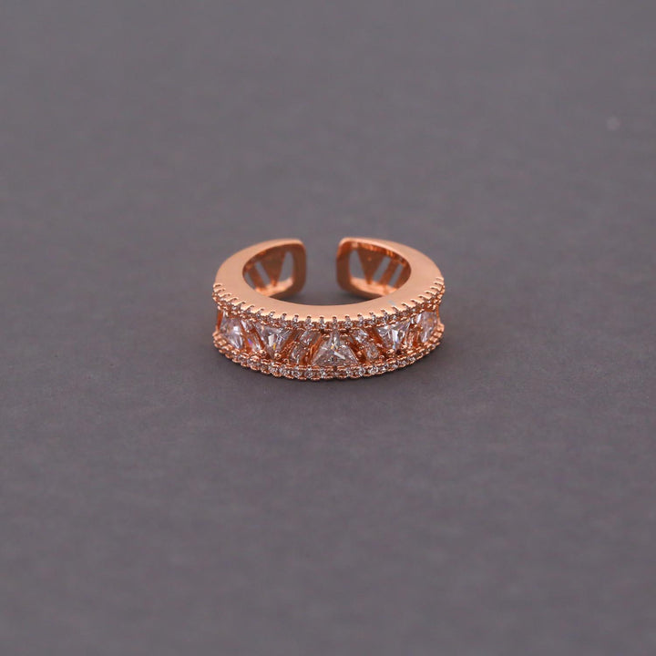Rose Gold Oliwia Zirconia Ring