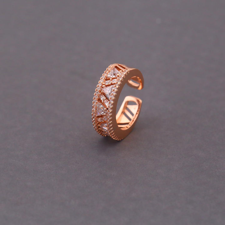 Rose Gold Oliwia Zirconia Ring