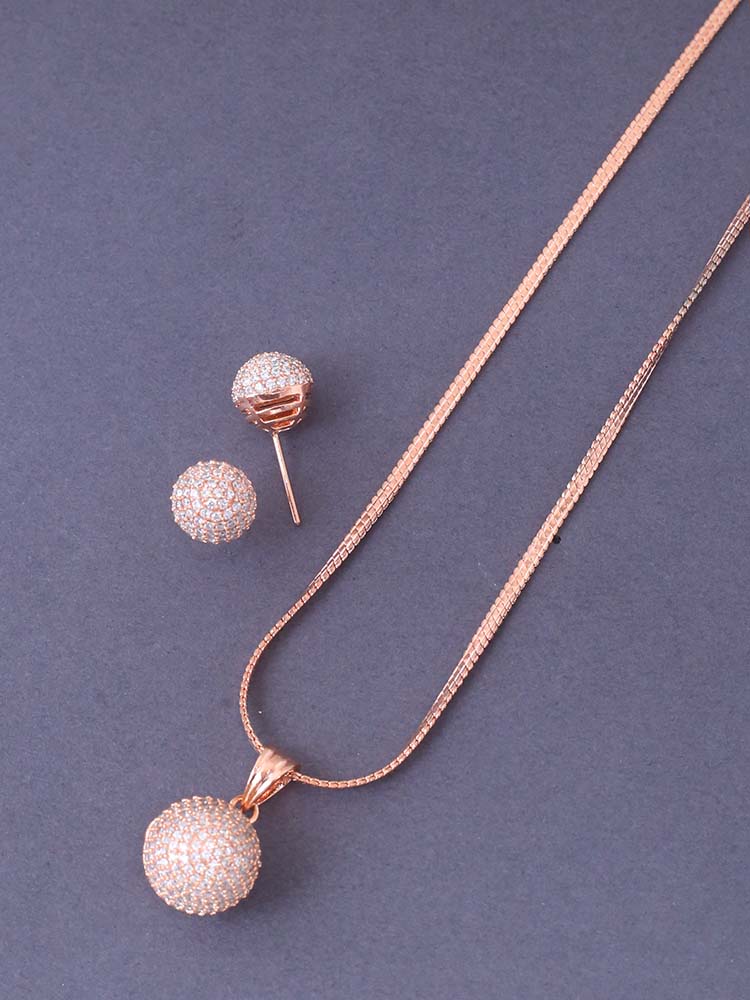 Rose Gold Orry Pendant Set – Bling Bag