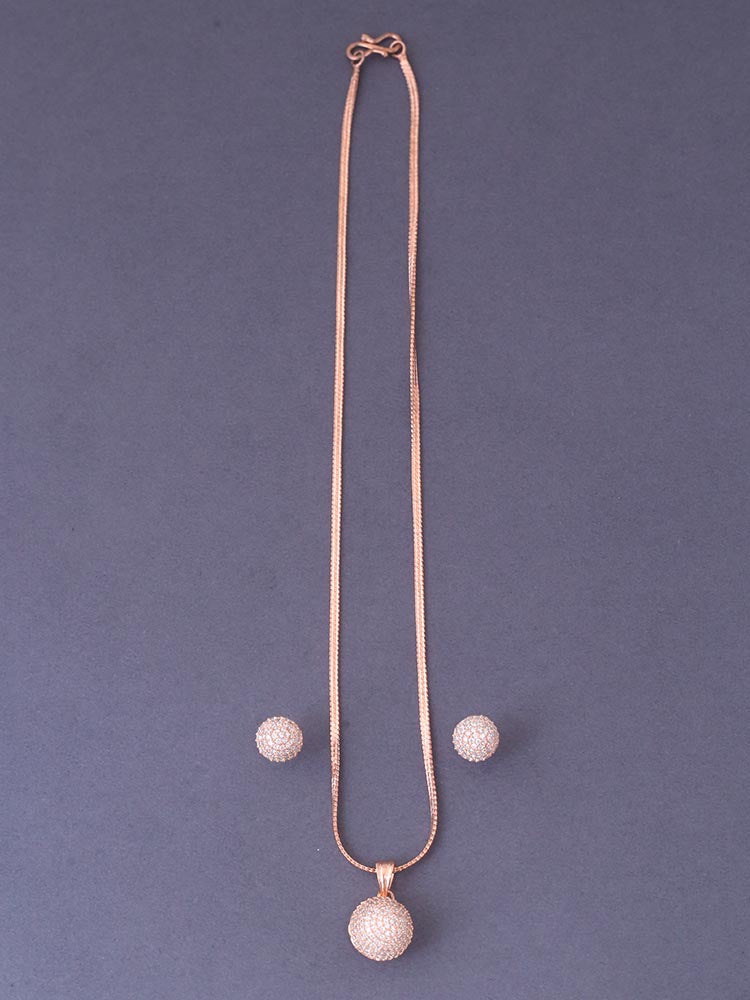 Rose Gold Orry Pendant Set