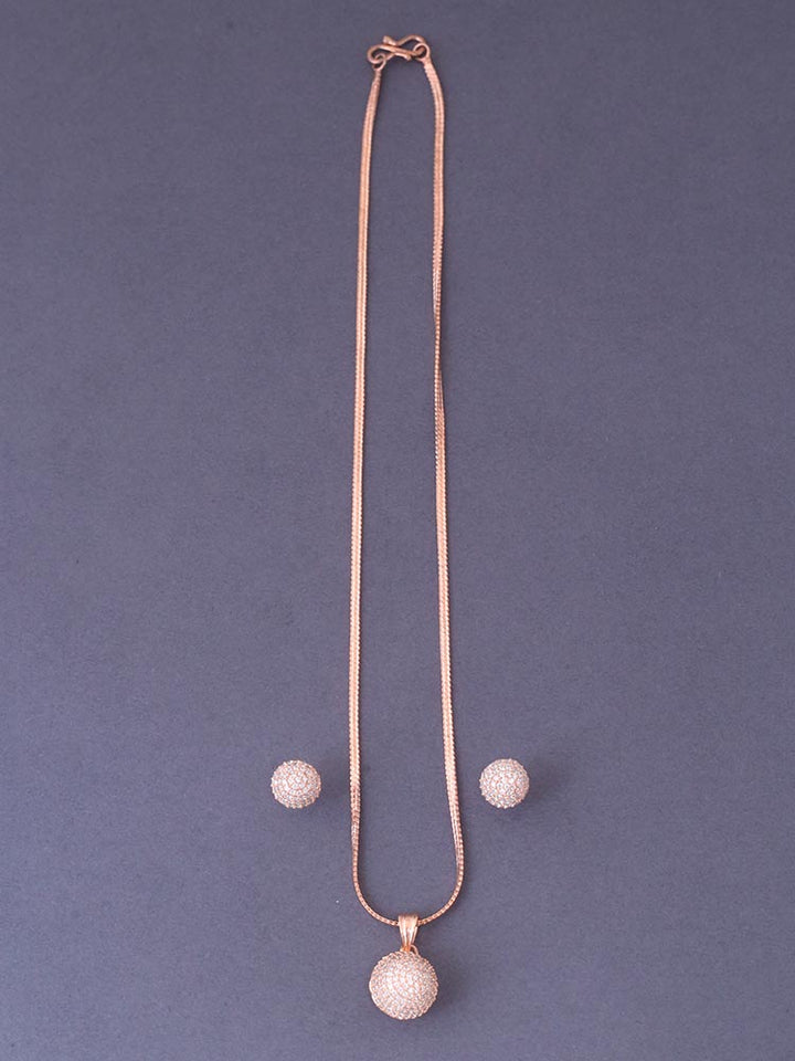 Rose Gold Orry Pendant Set