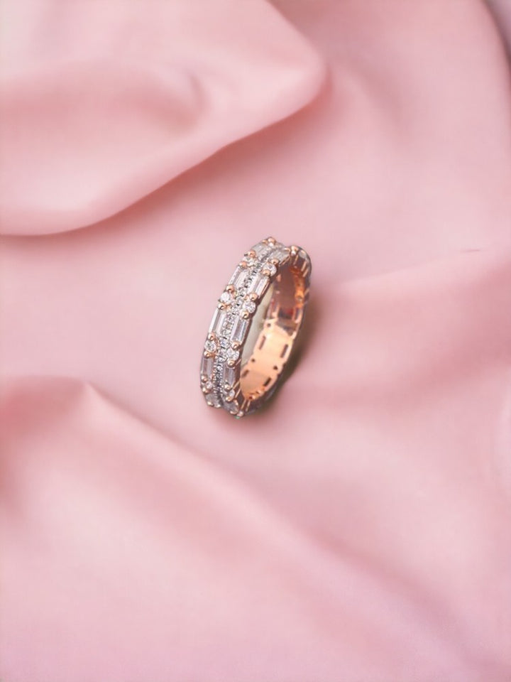 Rose Gold Ridhi Zirconia Ring - EOSS