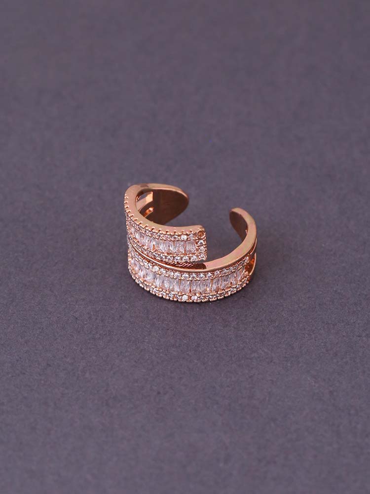 Rose Gold Sanya Adjustable Ring