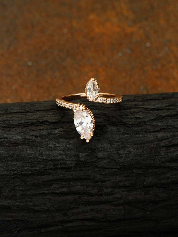 Rose Gold Sarath Adjustable Ring
