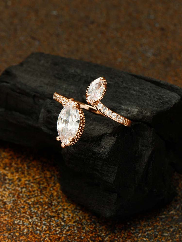 Rose Gold Sarath Adjustable Ring
