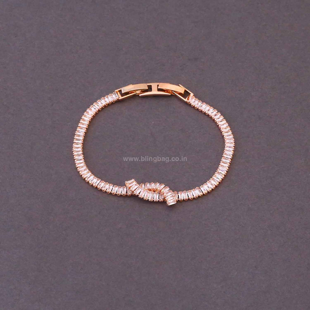 Rose Gold Stellaa Zirconia Combo Set