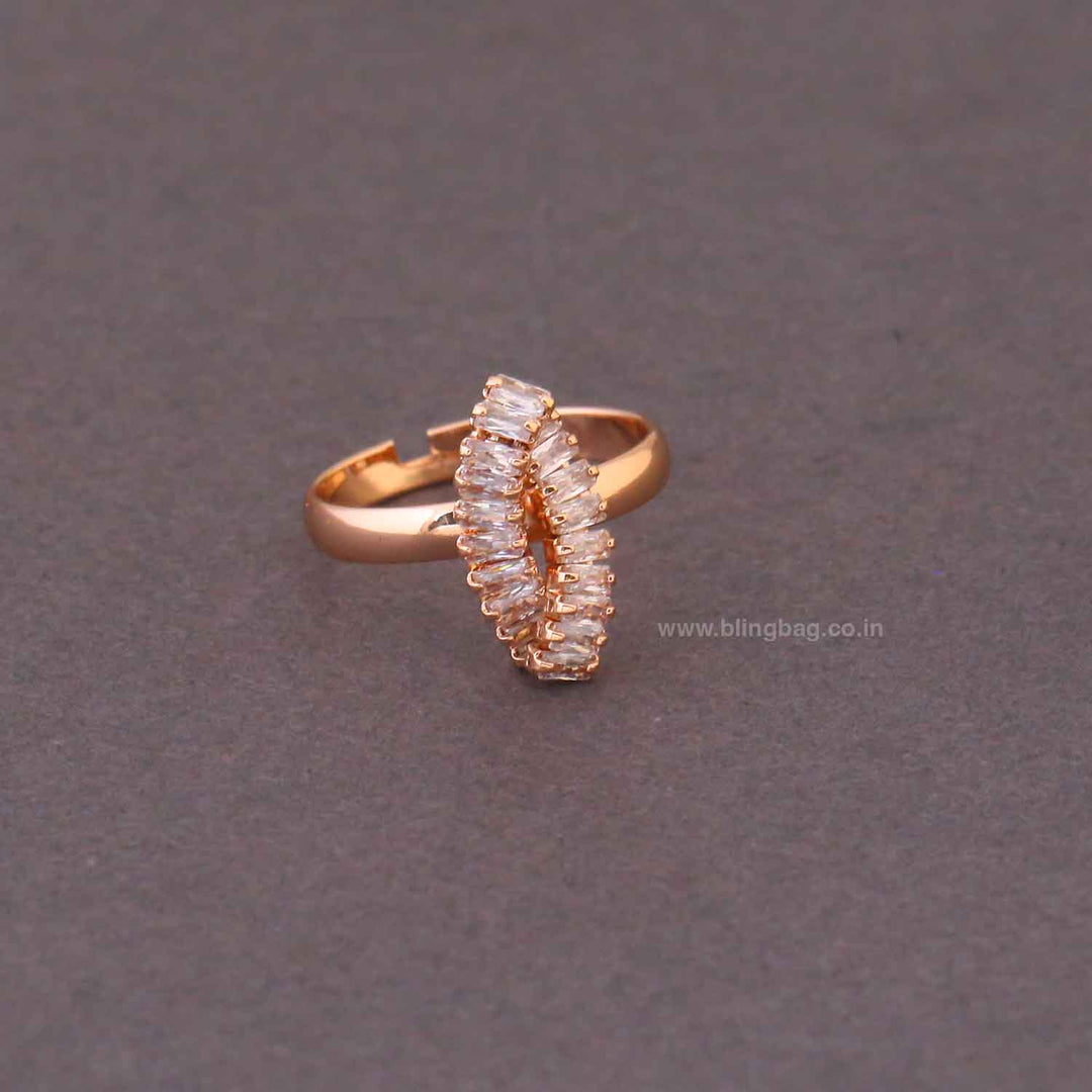 Rose Gold Stellaa Zirconia Combo Set