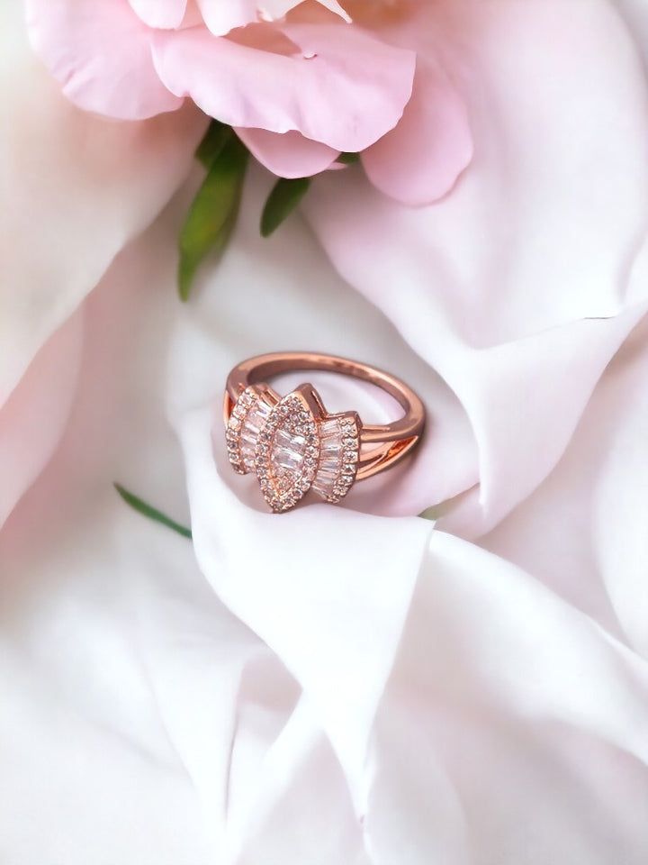 Rose Gold Susen Zirconia Ring - EOSS