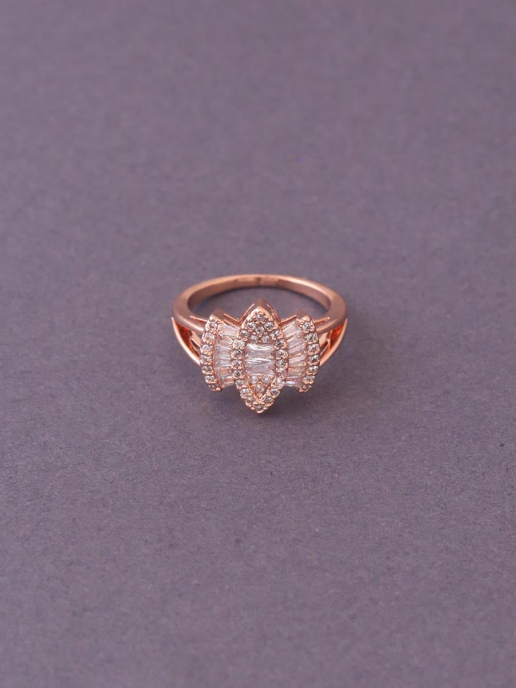 Rose Gold Susen Zirconia Ring - EOSS