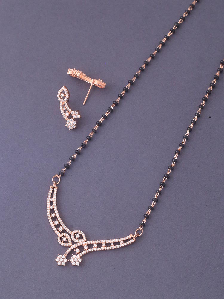 Rose Gold Tatiana Mangalsutra Set