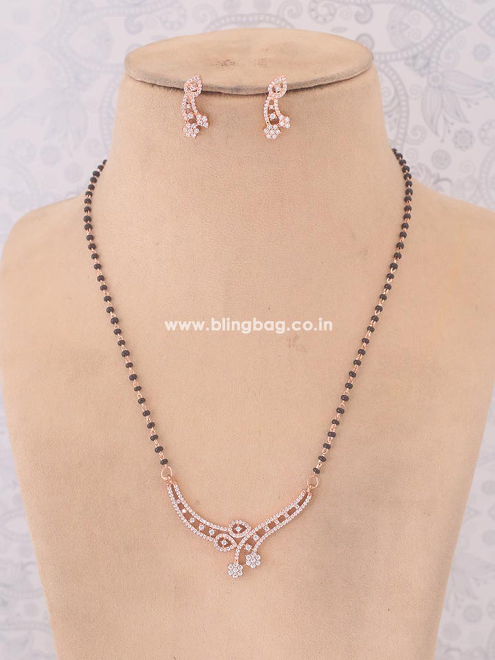 Rose Gold Tatiana Mangalsutra Set