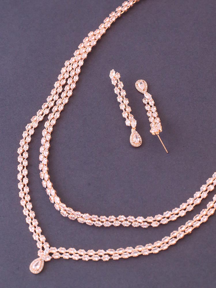 Rose Gold Vanesta Jewellery Set
