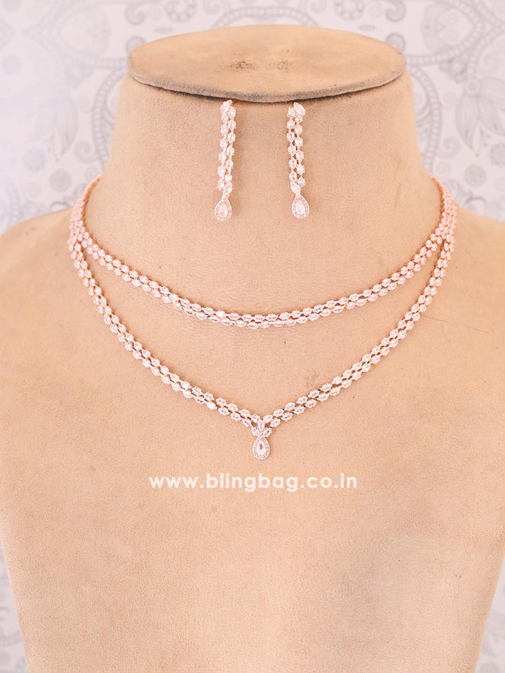 Rose Gold Vanesta Jewellery Set