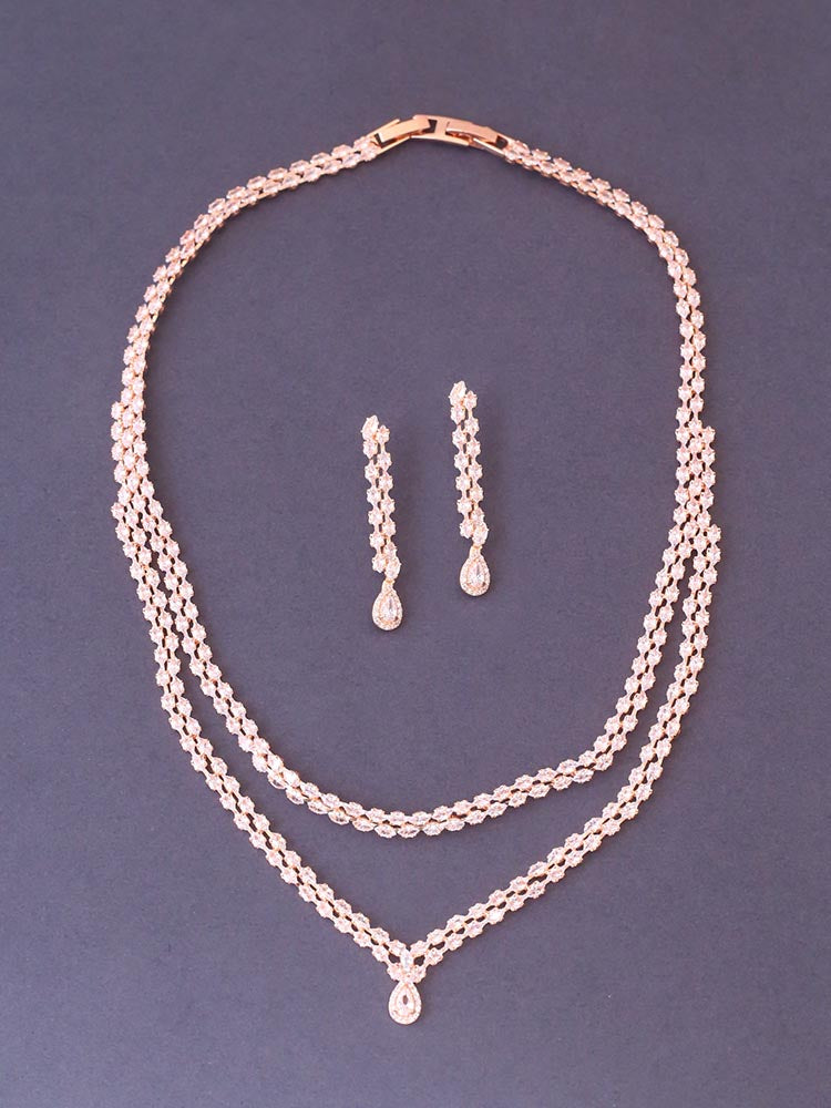 Rose Gold Vanesta Jewellery Set