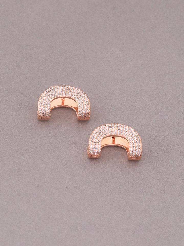Rose Gold Velma Zirconia Studs - EOSS