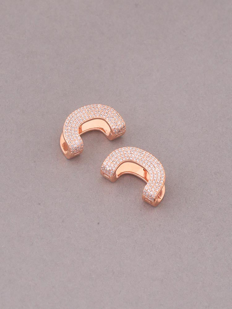 Rose Gold Velma Zirconia Studs - EOSS