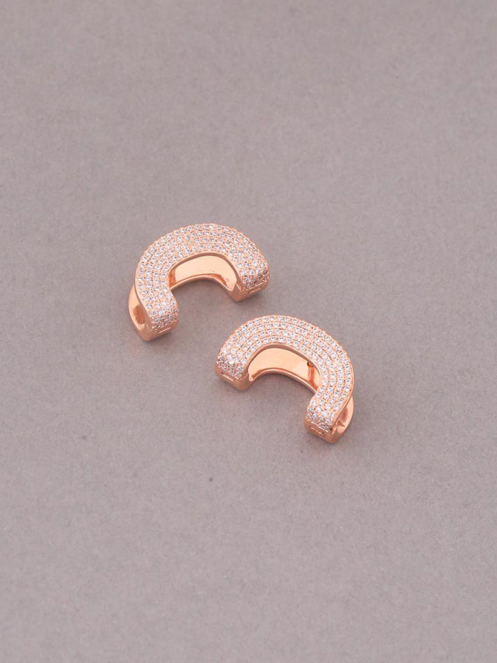 Rose Gold Velma Zirconia Studs - EOSS
